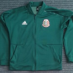 Adidas Green Mexico Track Jacket Full Zip
